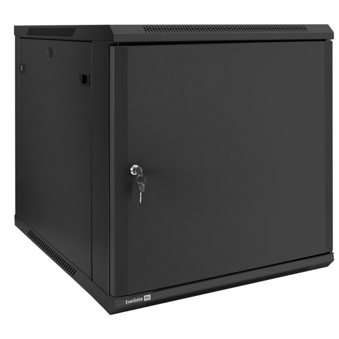 Шкаф телекоммуникационный EXEGATE EC-WM-12U.600.M.BLACK EX298622RUS